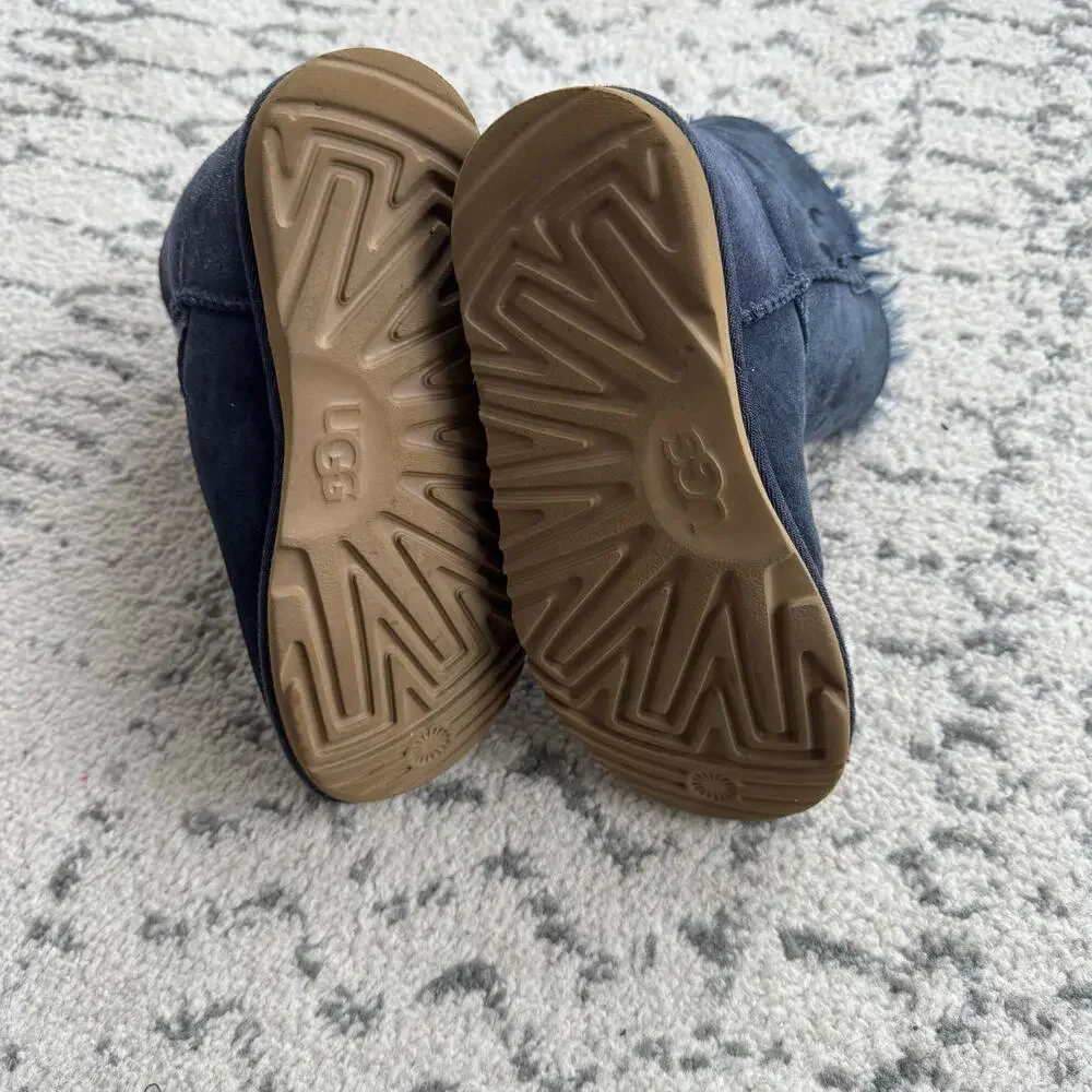 Ugg Blue Bailey Button Boots Size 2Y